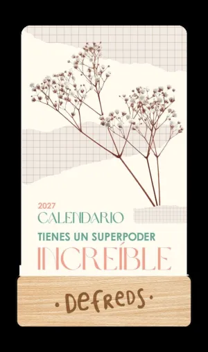 CALENDARIO MESA DE TARJETAS 2027 - DEFREDS