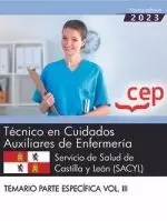 TEMARIO PARTE ESPECÍFICA. TÉCNICO EN CUIDADOS AUXILIARES DE ENFERMERÍA. SERVICIO