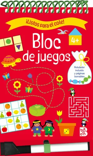 LISTOS PARA EL COLE BLOC DE JUEGOS +4